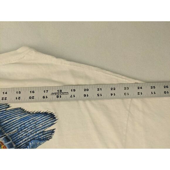 T.H. Davis Outdoors Fishing T Shirt Size 2XL XXL Marlin Boat Deepwater White - Picture 5 of 8